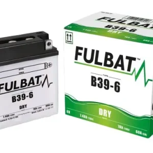 Akumulator FULBAT B39-6 (suchy, obsługowy, kwas w zestawie) Bezpieczna płatność
